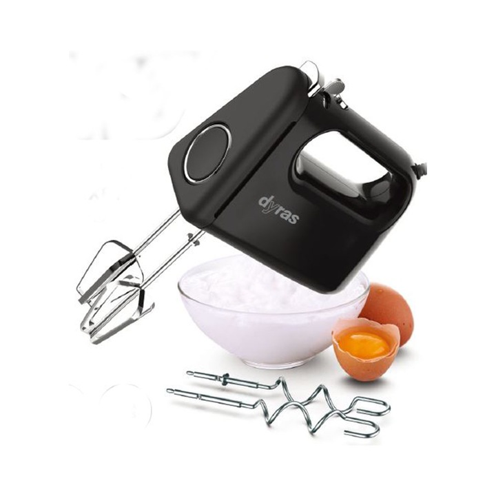 Dyras HM753-B Kézimixer, fekete (DYR HM753-B)