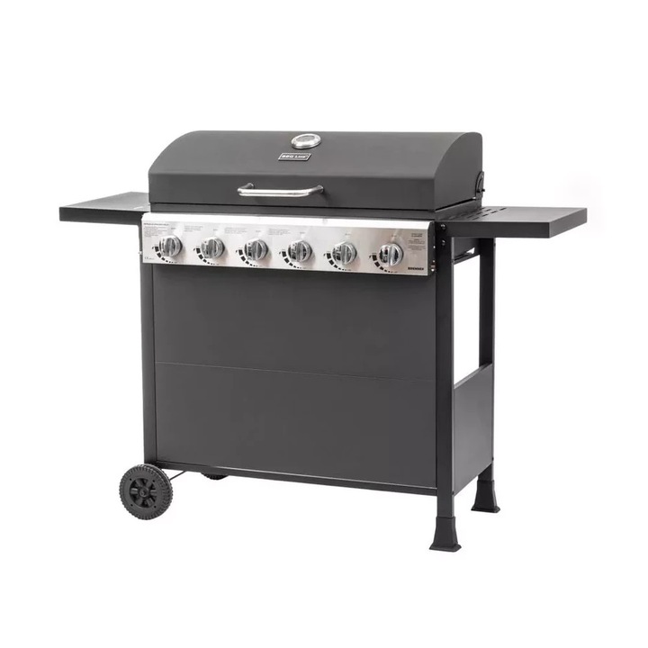 Gratar pe gaz Mirpol Brenner G6 cu sase arzatoare 2,63 kW