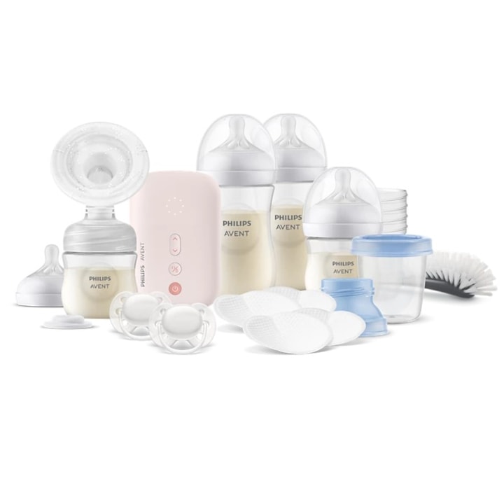 Комплект за новородено с електрическа помпа за кърма Philips-AVENT SCD340/31, 17 аксесоара