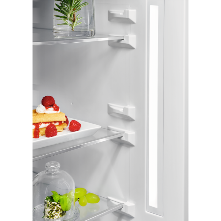 Combina frigorifica AEG ORC8M321EL, 330 l, MultiFlow, CustomFlex, Afisaj LCD, Usi reversibile, Iluminare LED, Clasa E, H 186 cm, Gri