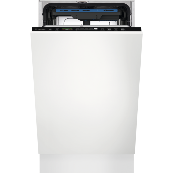 Съдомиялна за вграждане Electrolux EEG63410L, 10 комплекта, 8 програми, AirDry, Плъзгаща се врата, Инверторен мотор, SatelliteClean, Вътрешно осветление, Time Beam, Клас C, 45 см