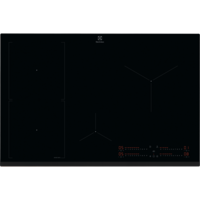 Plita incorporata cu inductie Electrolux EIS82453 SenseBoil, Hob2Hood, functie Bridge, 80 cm