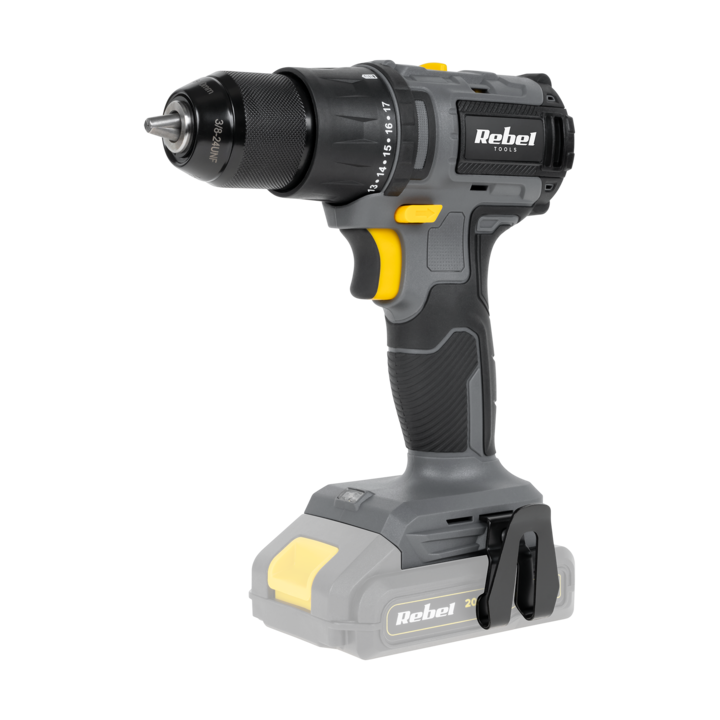 Бормашина Rebel, 20 V, Сив/Жълт