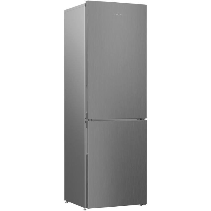 Combina frigorifica Arctic AK60320M40MT, 300 l, Clasa E, Garden Fresh, Safety Glass, XXL BOTTLE, MIX ZONE, H 185,1cm, Metal Look
