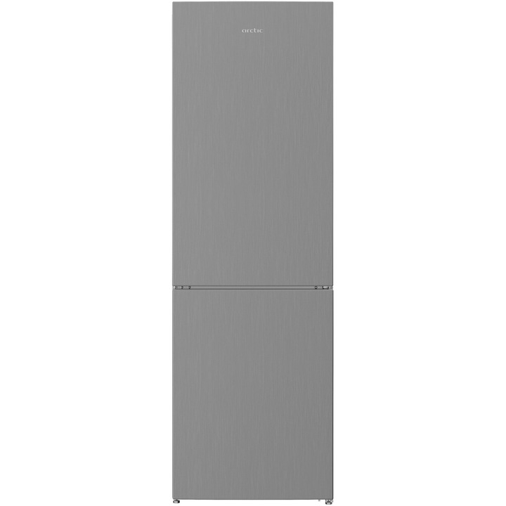Хладилник с фризер Arctic AK60320M40MT, 300 л, Клас E, Garden Fresh, Предпазно стъкло, XXL BOTTLE, MIX ZONE, H 185,1 см, Metal Look