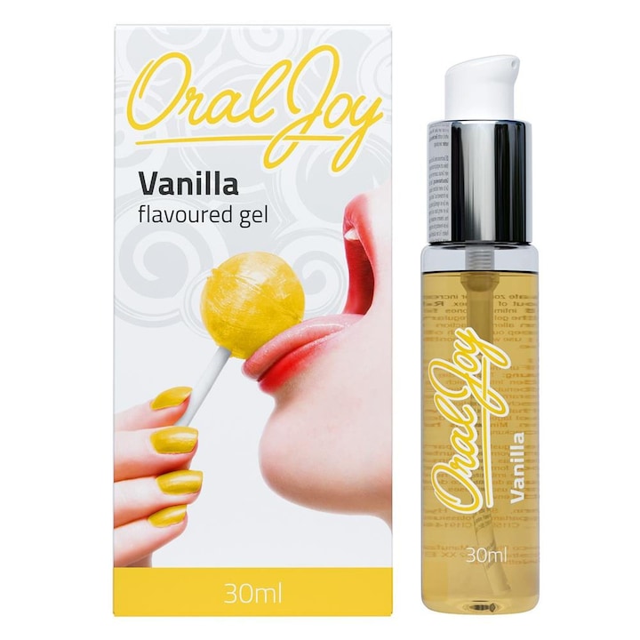 Oral Joy síkosító Gel, Cobeco, Vanília ízű, 30 ml