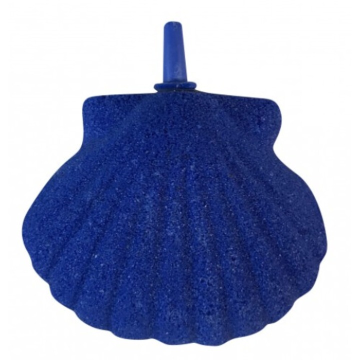 Piatra difuzor pentru acvariu, Aqua Nova, AS-SHELL, 55x70x20mm, albastru