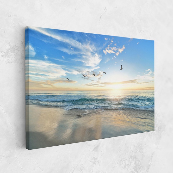 Картина на платно, ARTHUB, 80x120 cm | Спалня и Дневна, Пейзажи, Плажове, Beautiful Beach