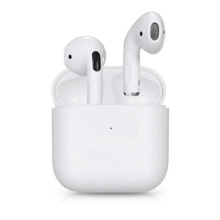 Слушалки Planet Tech PRO 4 TWS, Bluetooth 5.0, 15m, Handsfree, Android, iOS, Touch Control, Бял