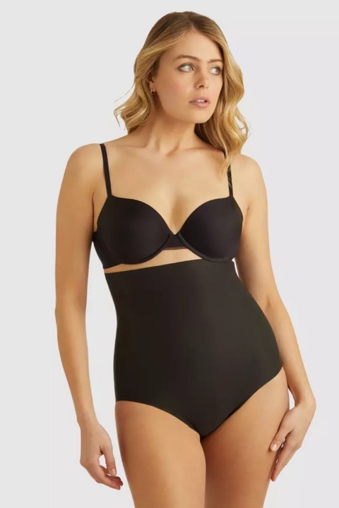 DWP Fitness Invisible Thong Оформящи бикини - с компресионен ефект, размер 3XL-4XL, цвят черен