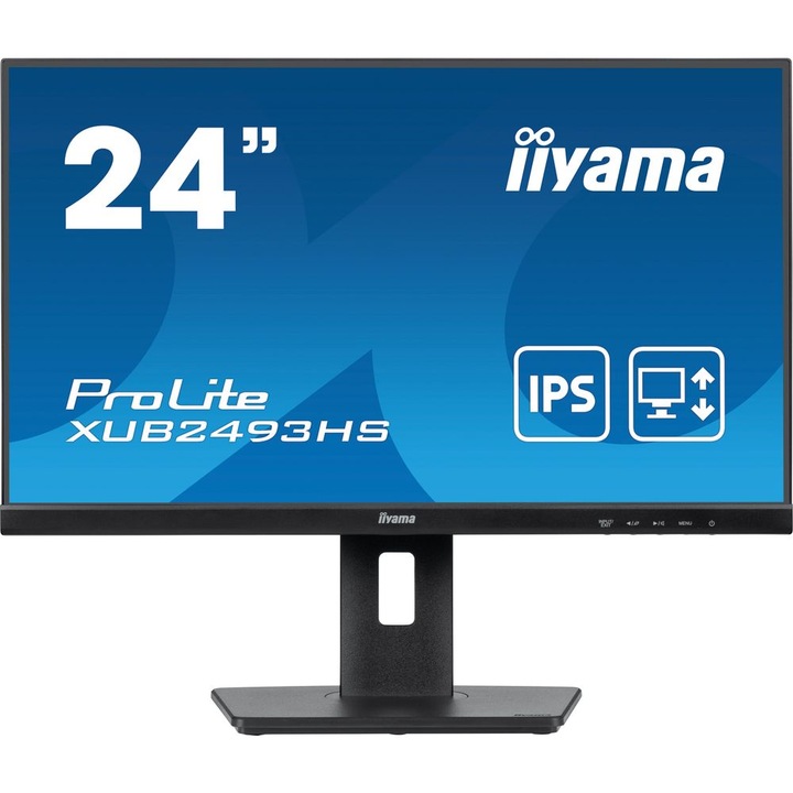 Iiyama ProLite XU2493HS-B6 számítógép monitor 60,5 cm (23.8") 1920 x 1080 pixelek Full HD LED Fekete (XUB2493HS-B6)