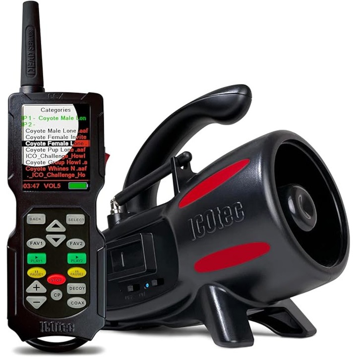 Chematoare electronica ICOtec HELLION+ cu Bluetooth (165 de sunete) cu telecomanda