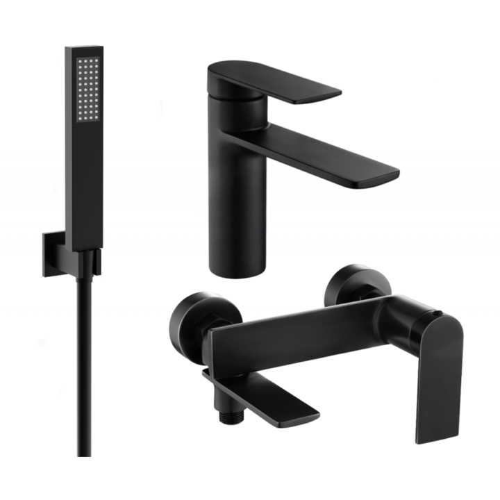 Set de dus, Mexen, 5814, Negru, Alama