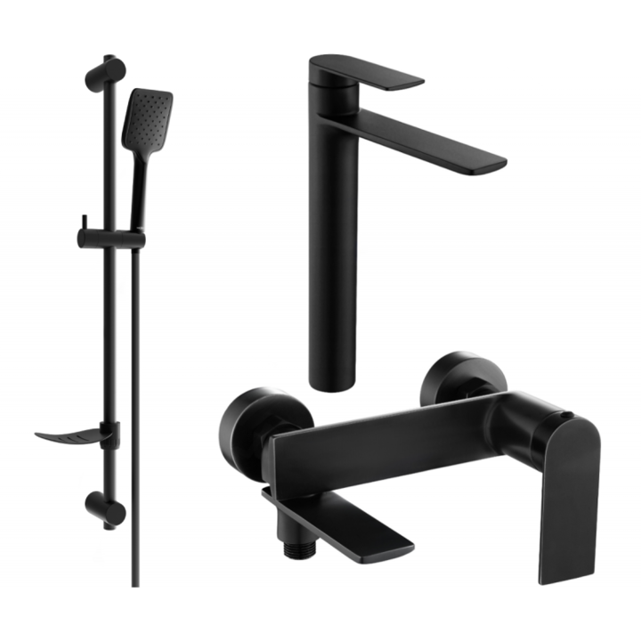 Set de dus, Mexen, 5822, Negru, Alama