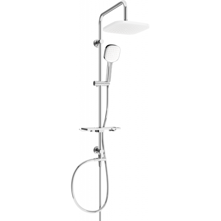 Coloana de dus, Mexen, 1948, Alb, Otel