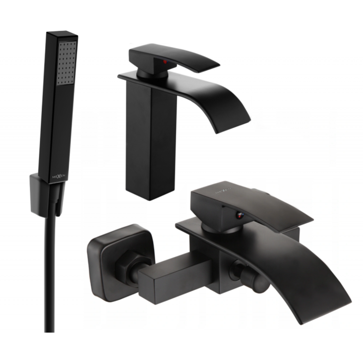 Set de dus, Mexen, 5336, Negru, Alama