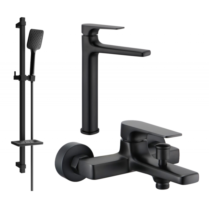 Set de dus, Mexen, 5574, Negru, Alama