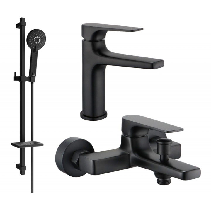 Set de dus, Mexen, 5561, Negru, Alama