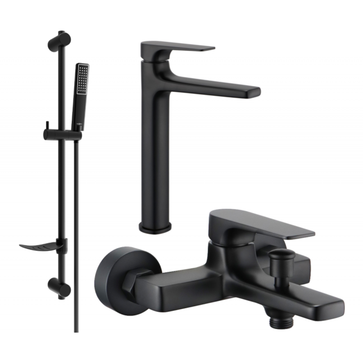 Set de dus, Mexen, 5587, Negru, Alama