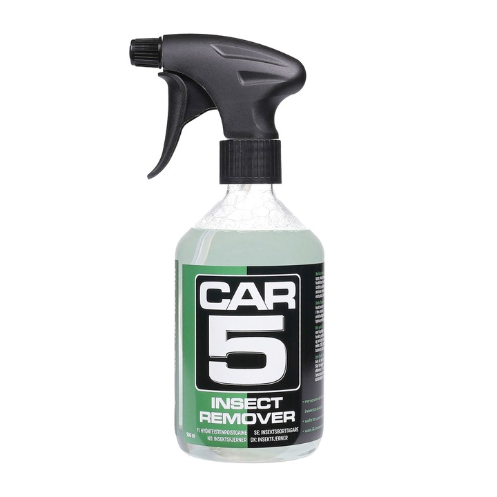 Solutie indepartare insecte si murdarie organica CAR5, miros Fresh, 500 ml