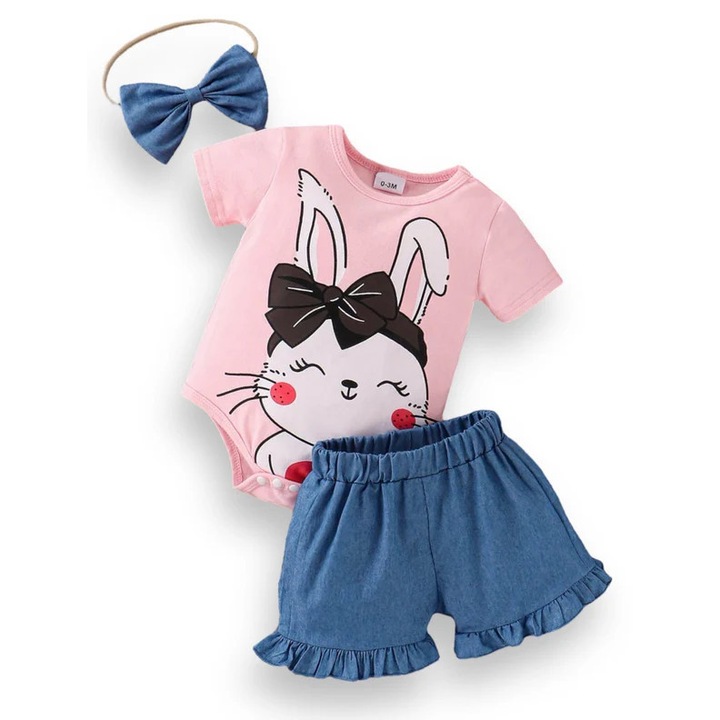Compleu pentru bebe fetita SWEETY-RABBIT