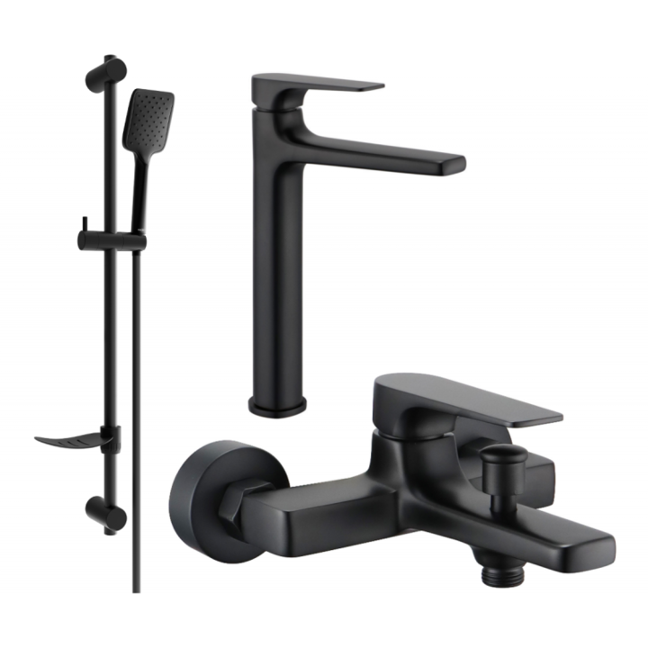 Set de dus, Mexen, 5582, Negru, Alama