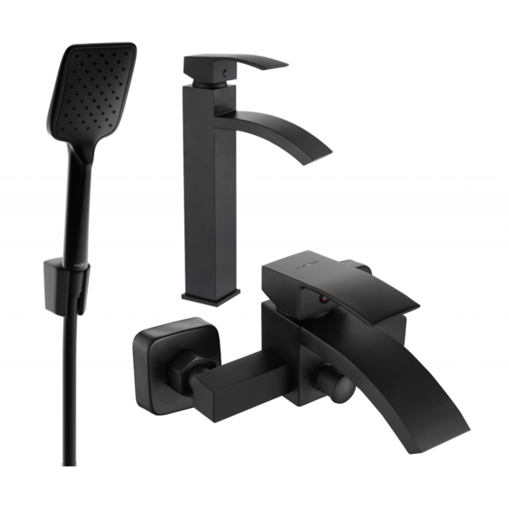 Set de dus, Mexen, 5543, Negru, Alama