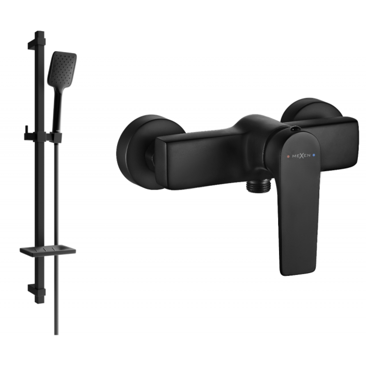 Set de dus, Mexen, 5646, Negru, Alama