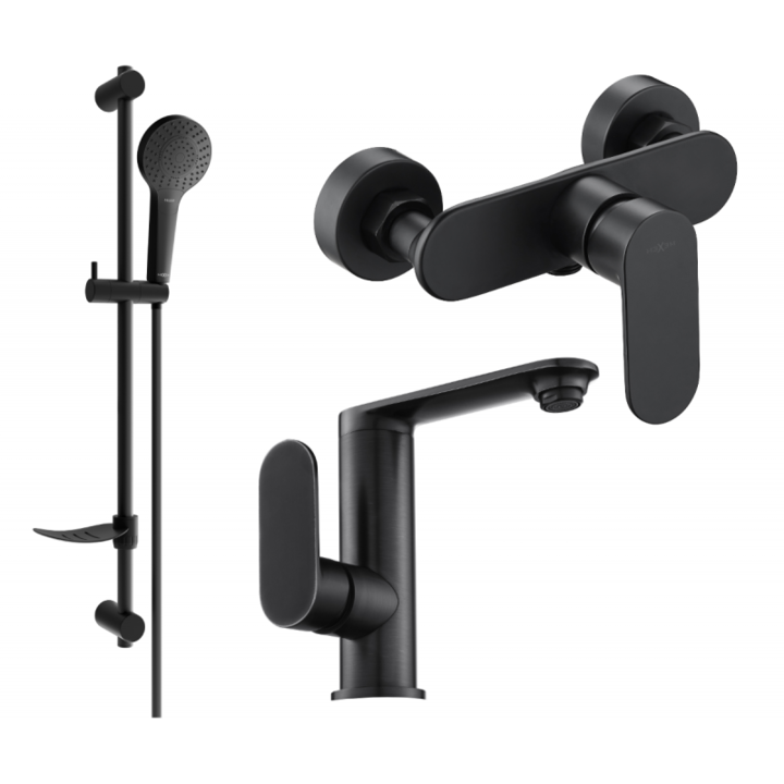 Set de dus, Mexen, 5695, Negru, Alama