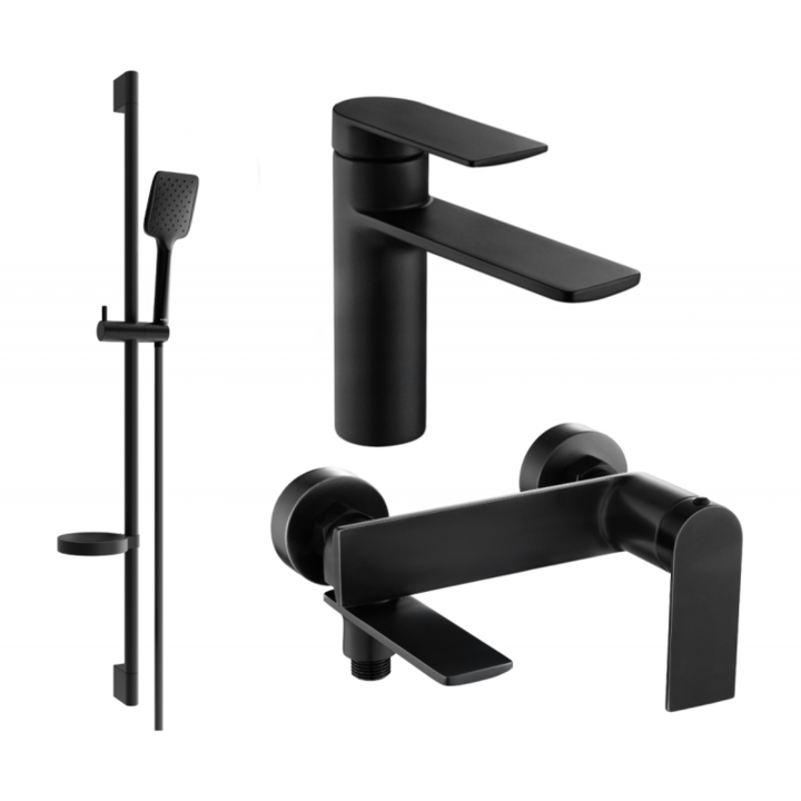 Set de dus, Mexen, 5798, Negru, Alama