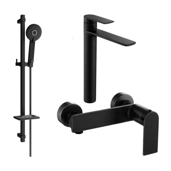 Set de dus, Mexen, 5840, Negru, Alama