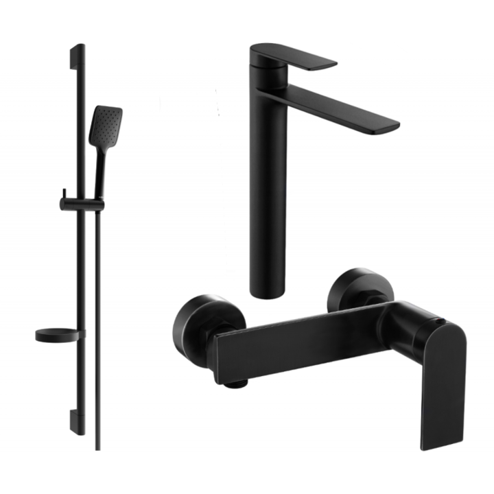 Set de dus, Mexen, 5842, Negru, Alama