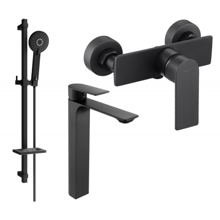 Set de dus, Mexen, 5944, Negru, Alama