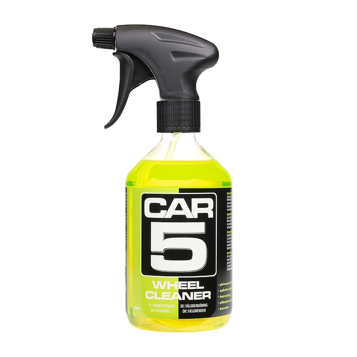 Solutie curatare jante CAR5, cu indicator de actiune, 500 ml