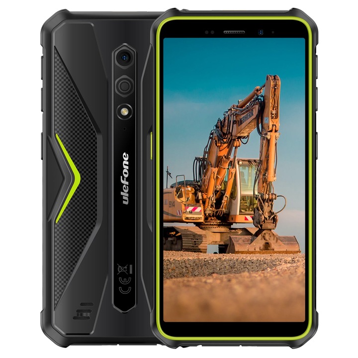 Mobiltelefon Ulefone Armor X12, 3 GB RAM, 32 GB, Less Green