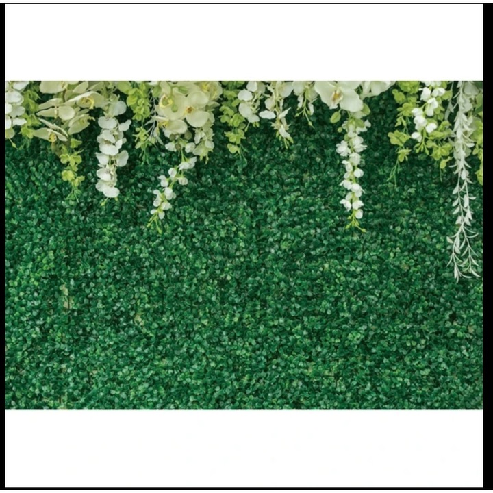 Fundal Floral Fotografie, M1 vinil, verde, 2.5 x 2