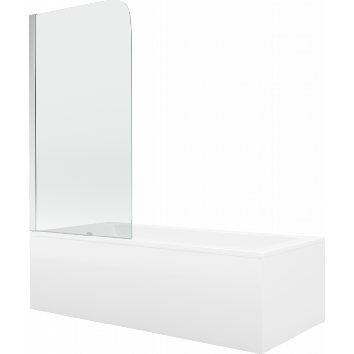 Cada dreptunghiulara, Mexen, Cubik, 13054, 170 x 70 cm, Acril, Alb