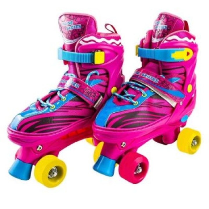 Ролкови кънки Go Kart, PVC, за момичета, размер 35-38, цвят розов