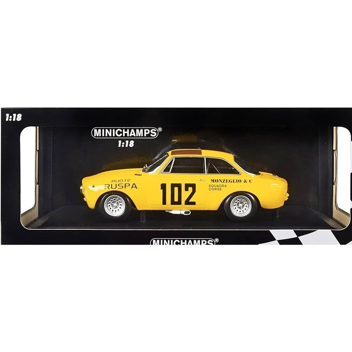 Macheta Alfa Romeo GTA Maurizio Zanetti / Renzo Ruspa - Targa Florio 1971 1/300pcs - 1/18 Minichamps