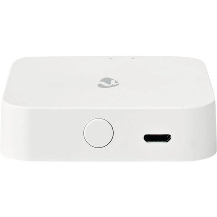 Centru De Comanda Smart Zigbee Gateway Nedis Pana La 40 De Dispozitive, Alb