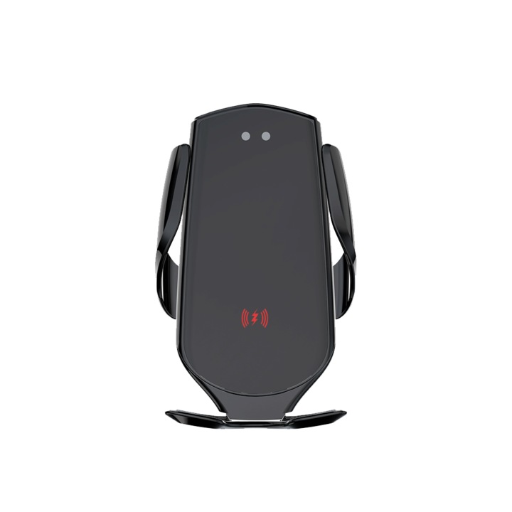 Стойка за кола за вентилационна решетка, автоматична, с безжично зареждане, 15W, черна, Maxlife MXCH-08
