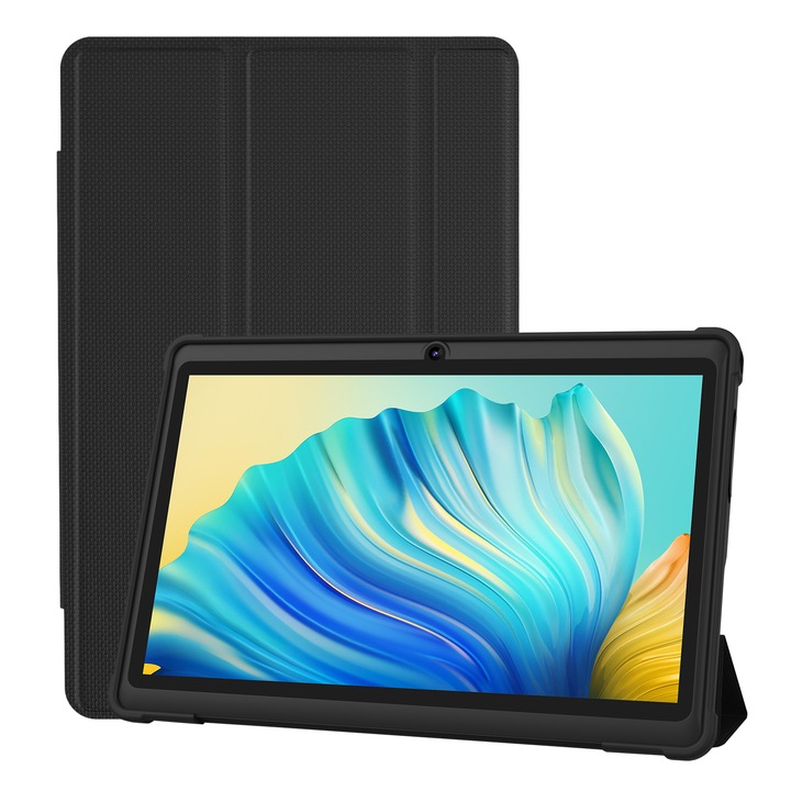 ILIKE 7" бизнес таблет, Android 11, за Google GMS таблети, таблет със защитен калъф, 2 GB RAM, 32 GB ROM, 7-инчов IPS екран с HD резолюция, 0.2 MP предна камера + 0.3 MP основна камера, 3500mAh батерия, Wi-Fi Fi, GPS, включва защитен калъф, черен