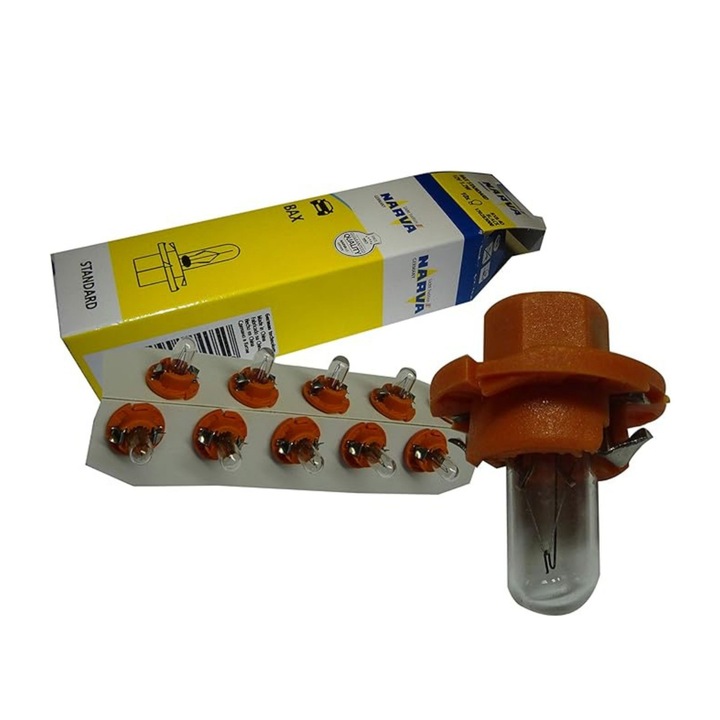 10 db-os izzós készlet, zöld foglalat 24V 1,2W Narva