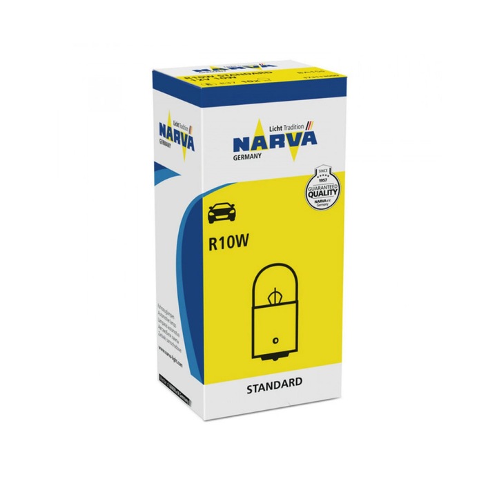 Set 10 Becuri Auxiliare 12V R10W Narva