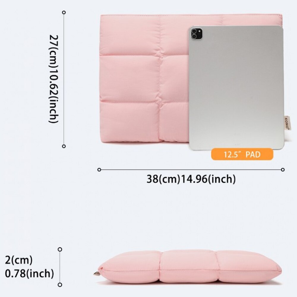 Husa usoara pentru laptop matlasata, magnetica KONO, EH2359PK, Roz