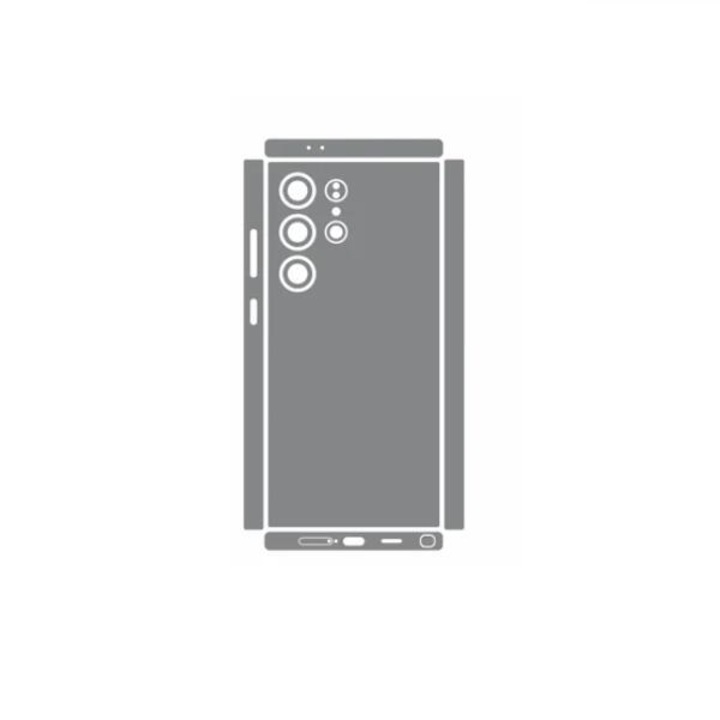 Folie Skin, съвместим със Samsung Galaxy S24 Ultra Wraps Skin Printing ...