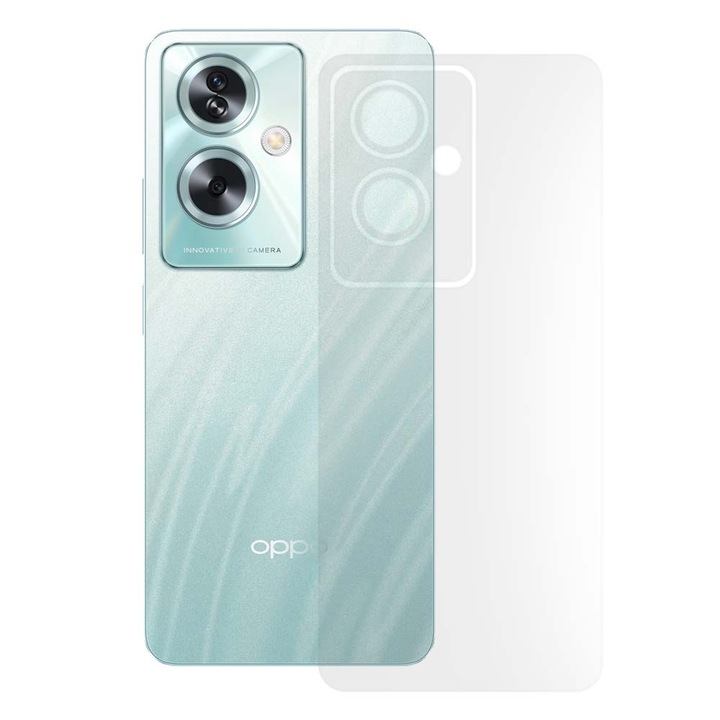 SILKASE matt hátfólia OPPO A79-hez, hátvédő, szilikon