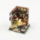 Casa in miniatura 3D, Transit Coffe, DIY, 8.5 x7.5x7.5 cm