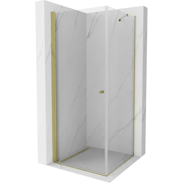 Cabina de dus, Mexen, 3503, Standard, Auriu, Patrat