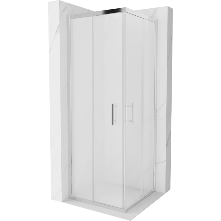 Cabina de dus, Mexen, 3590, Standard, Crom, Patrat